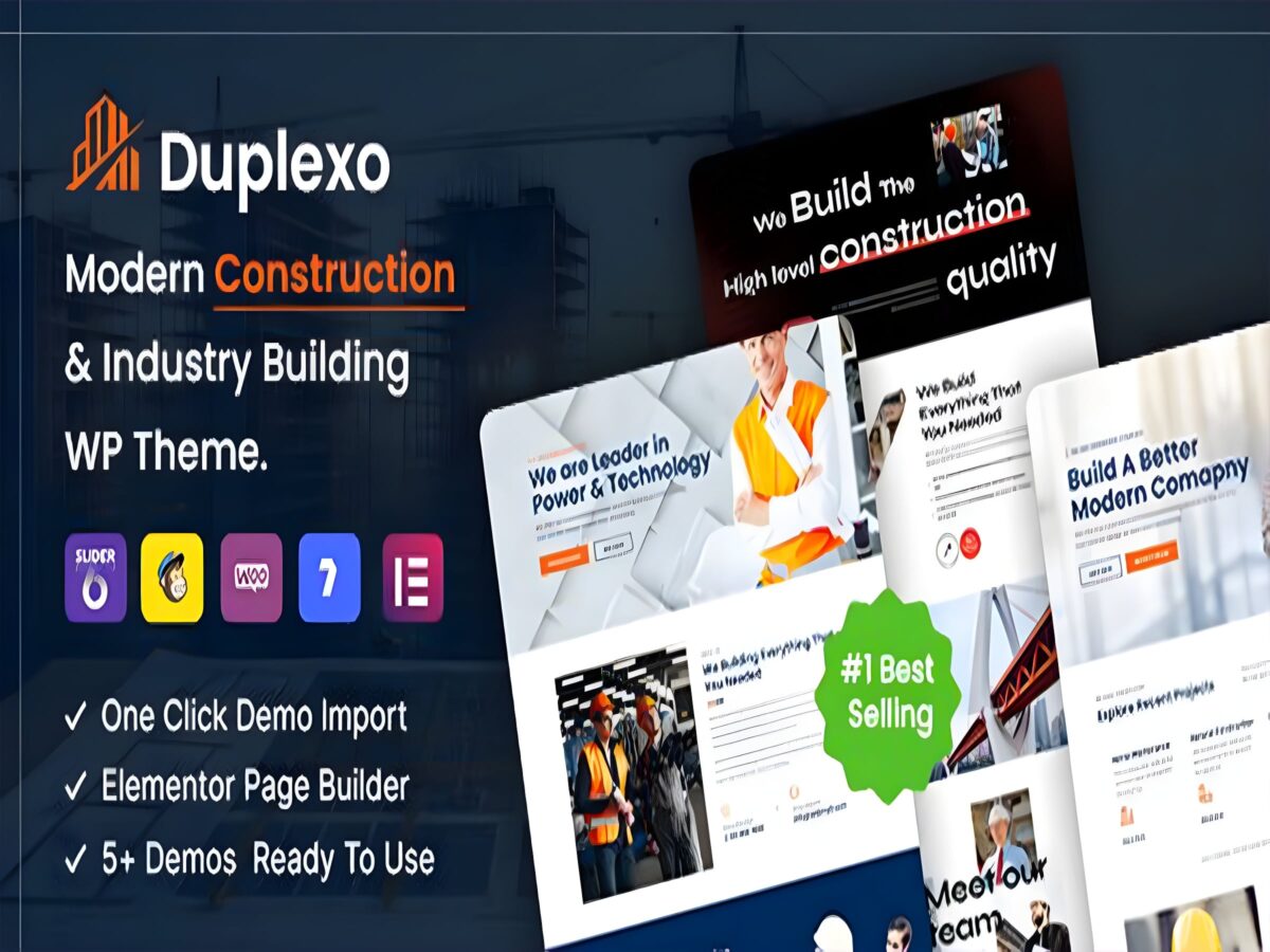 Duplexo – Tema WordPress para Construção, Engenharia, Arquitetura e Reformas