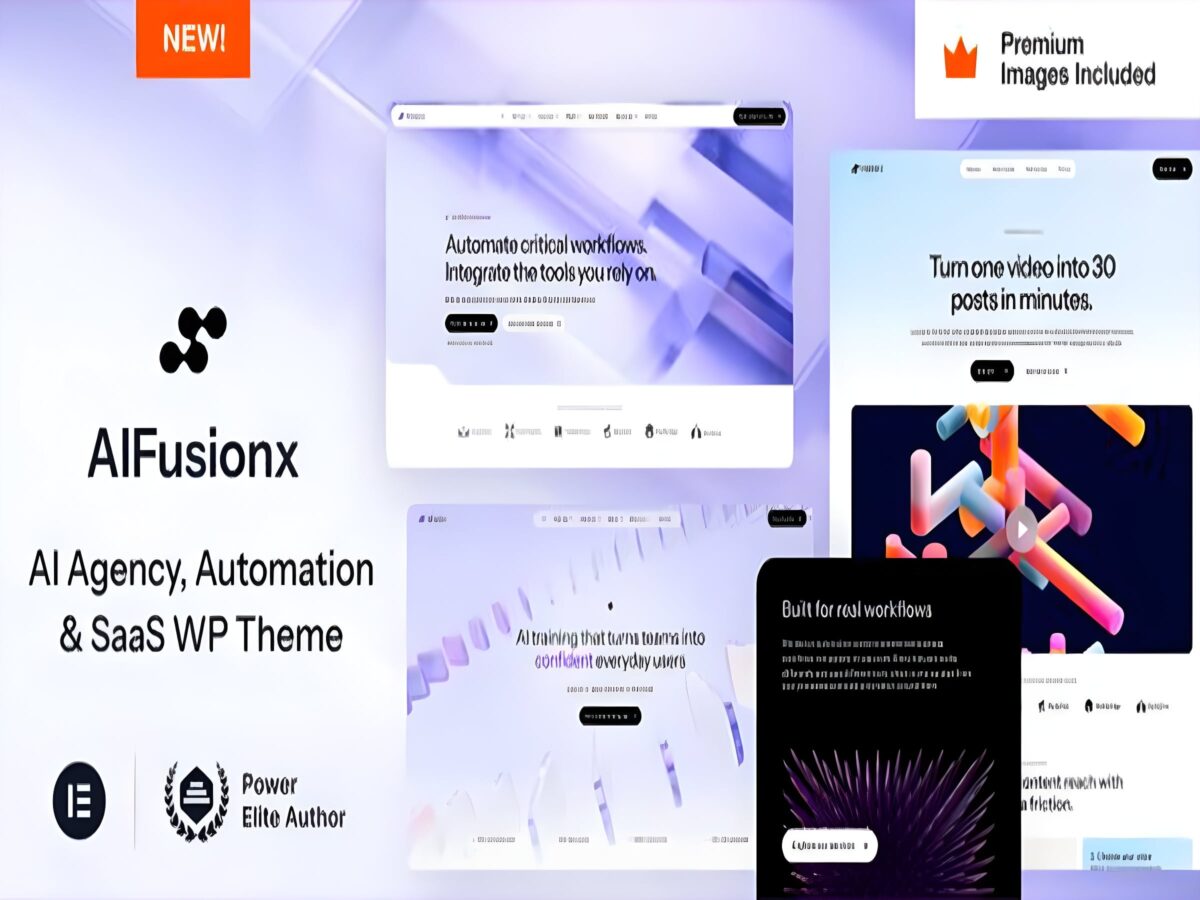 AI FusionX – Tema WordPress para Inteligência Artificial, Agências de IA, SaaS e Tecnologia