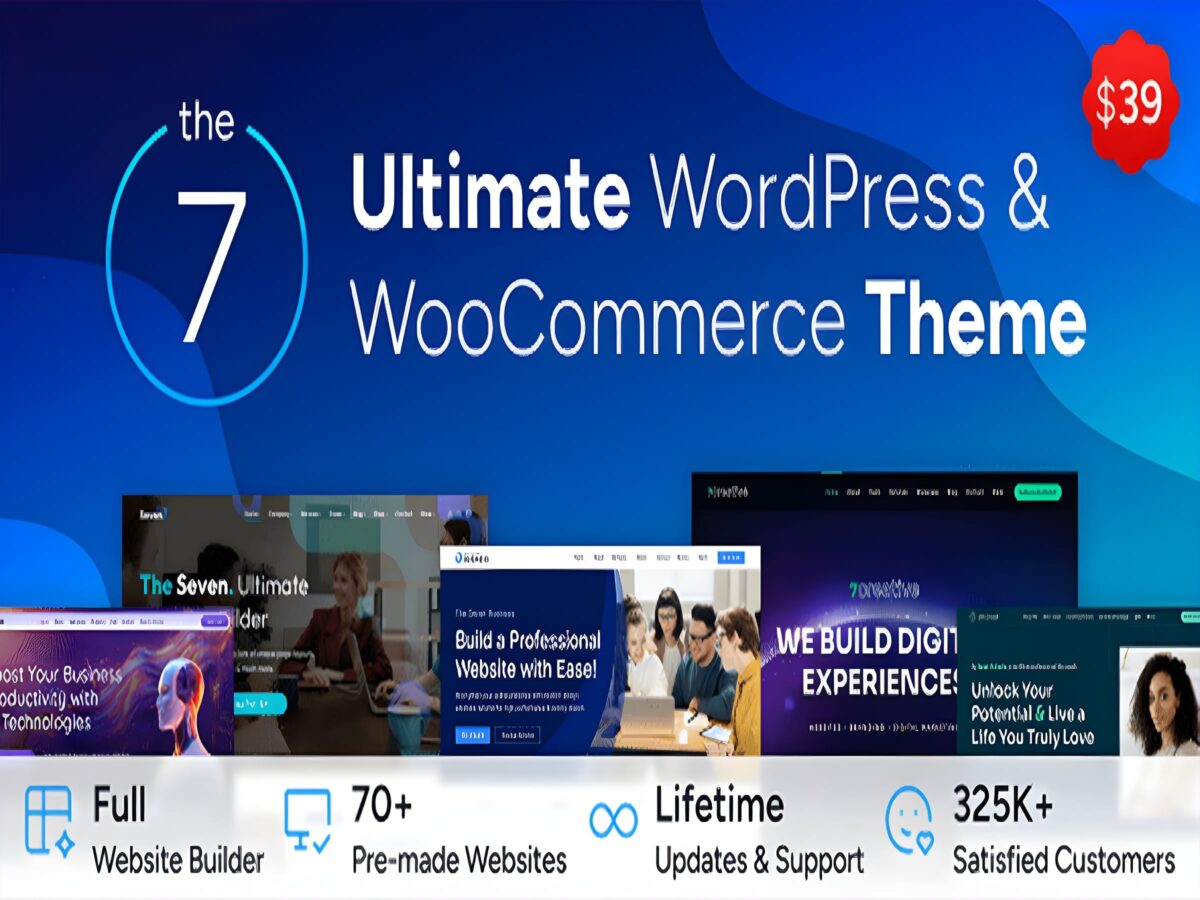 The7 – Tema WordPress Multipurpose para Elementor e WooCommerce