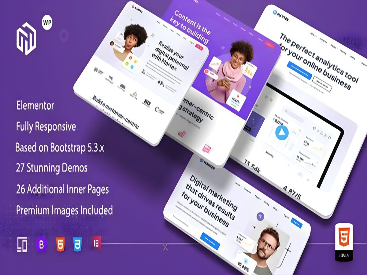 Martex – Tema WordPress para SaaS, Software, Startups e Landing Pages