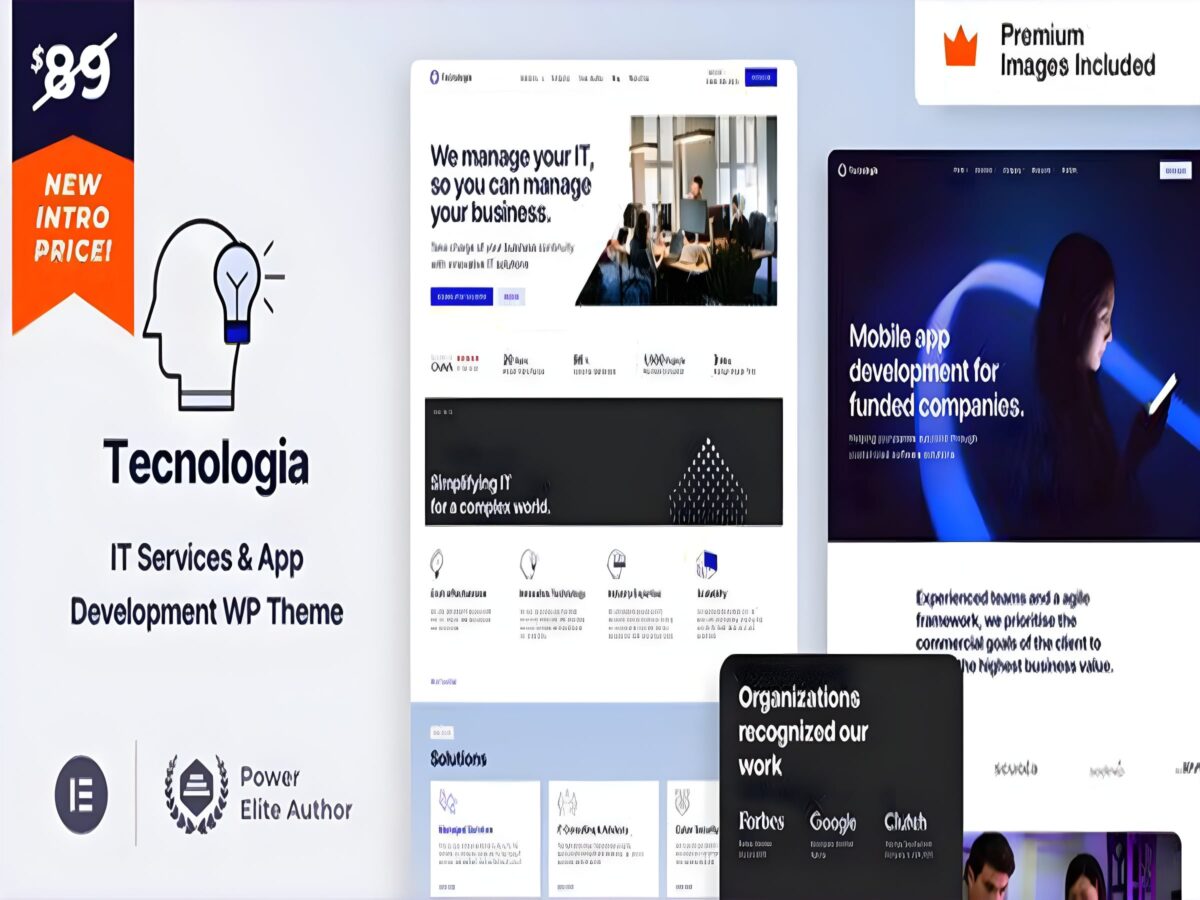 Tecnologia  – Tema WordPress para Empresas de TI, Software, SaaS e Tecnologia