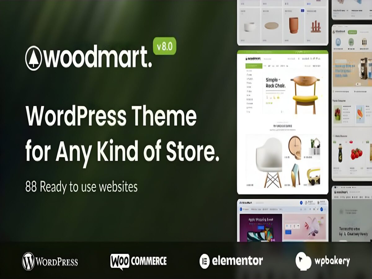 WoodMart – Tema WordPress para WooCommerce, Lojas Virtuais e Marketplace