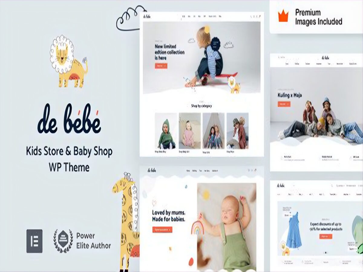 Debebe – Tema WordPress para Loja Infantil, Bebês e Moda Kids